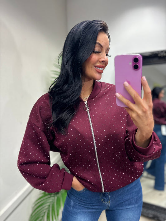 Maria Diamanté Bomber - Wine