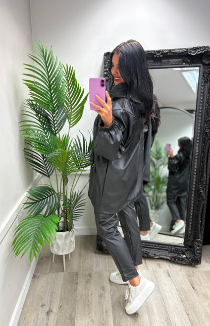 PU Zip Jacket