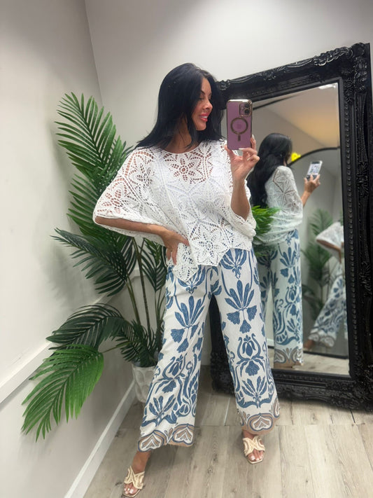 Salou Trousers - Blue