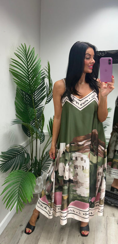 Venice Maxi Dress - Khaki