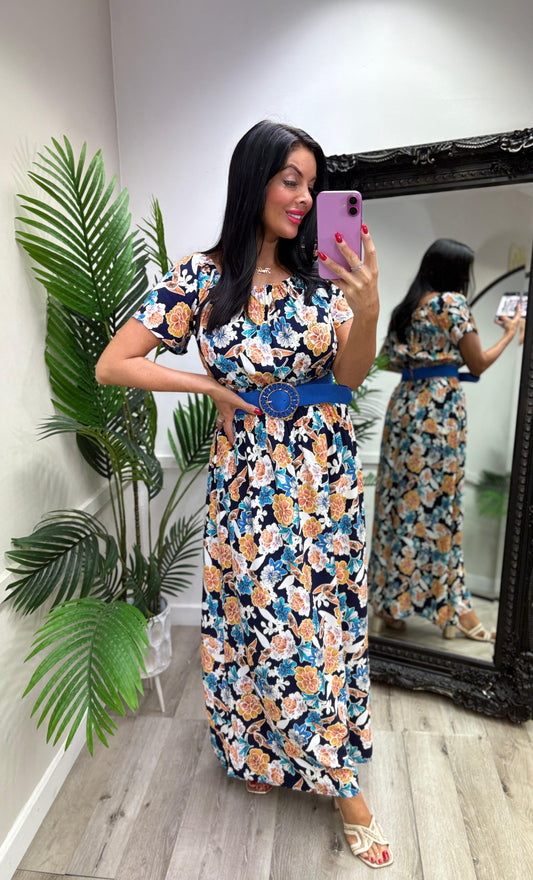 Gabby Maxi Dress - Navy