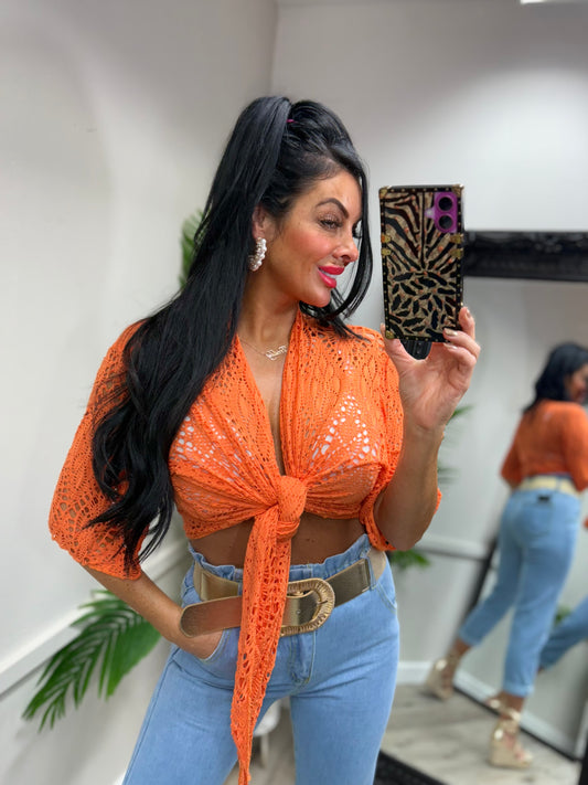 Stephanie Shawl - Orange