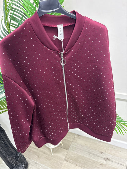 Maria Diamanté Bomber - Wine