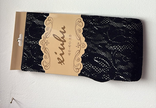 Lace Tights - Black