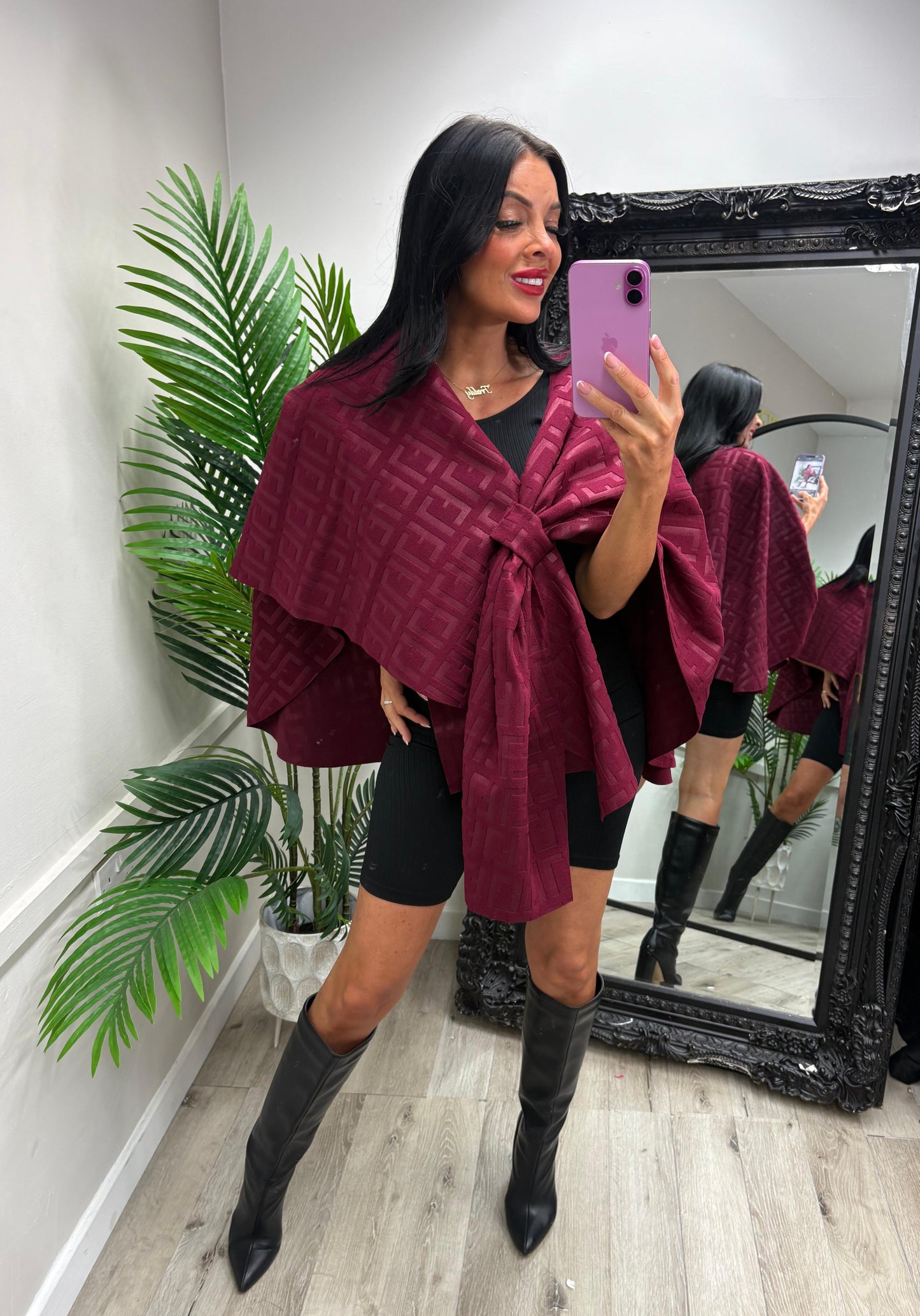 Felicity Shawl - Wine