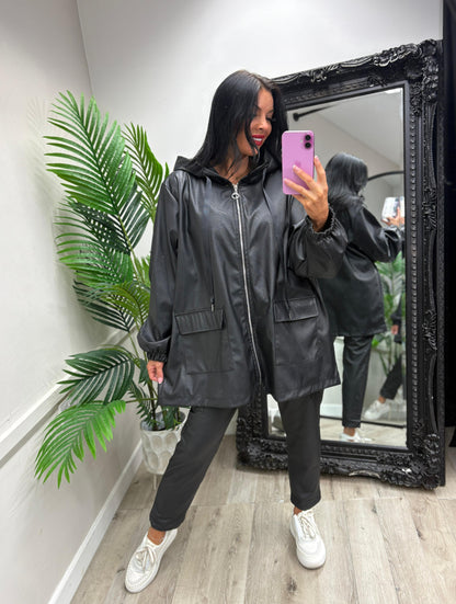PU Zip Jacket
