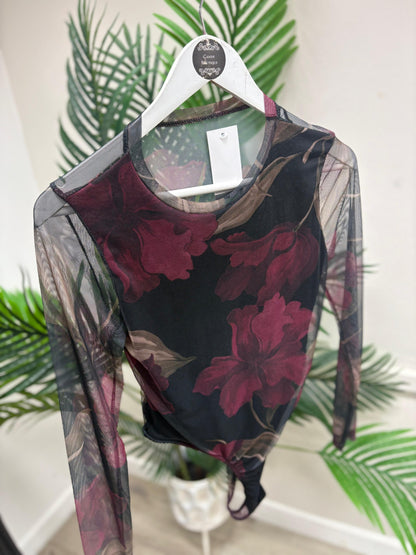 Louisa Bodysuit - Maroon