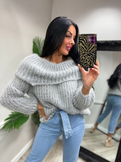 Knit Jumper - Grey