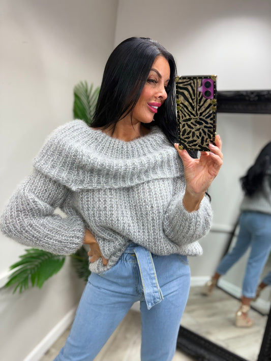 Knit Jumper - Grey