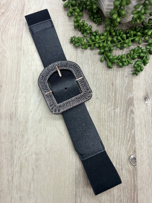 Black Buckle Belt