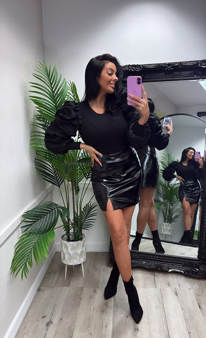 Shiny Pu Skirt