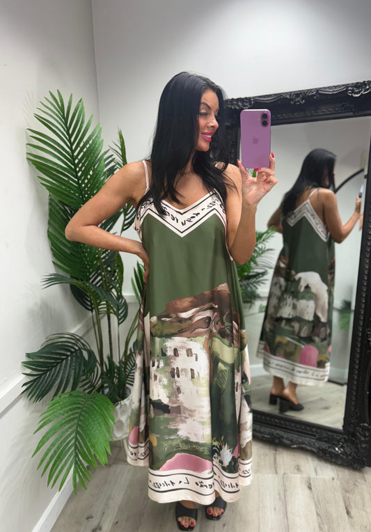 Venice Maxi Dress - Khaki