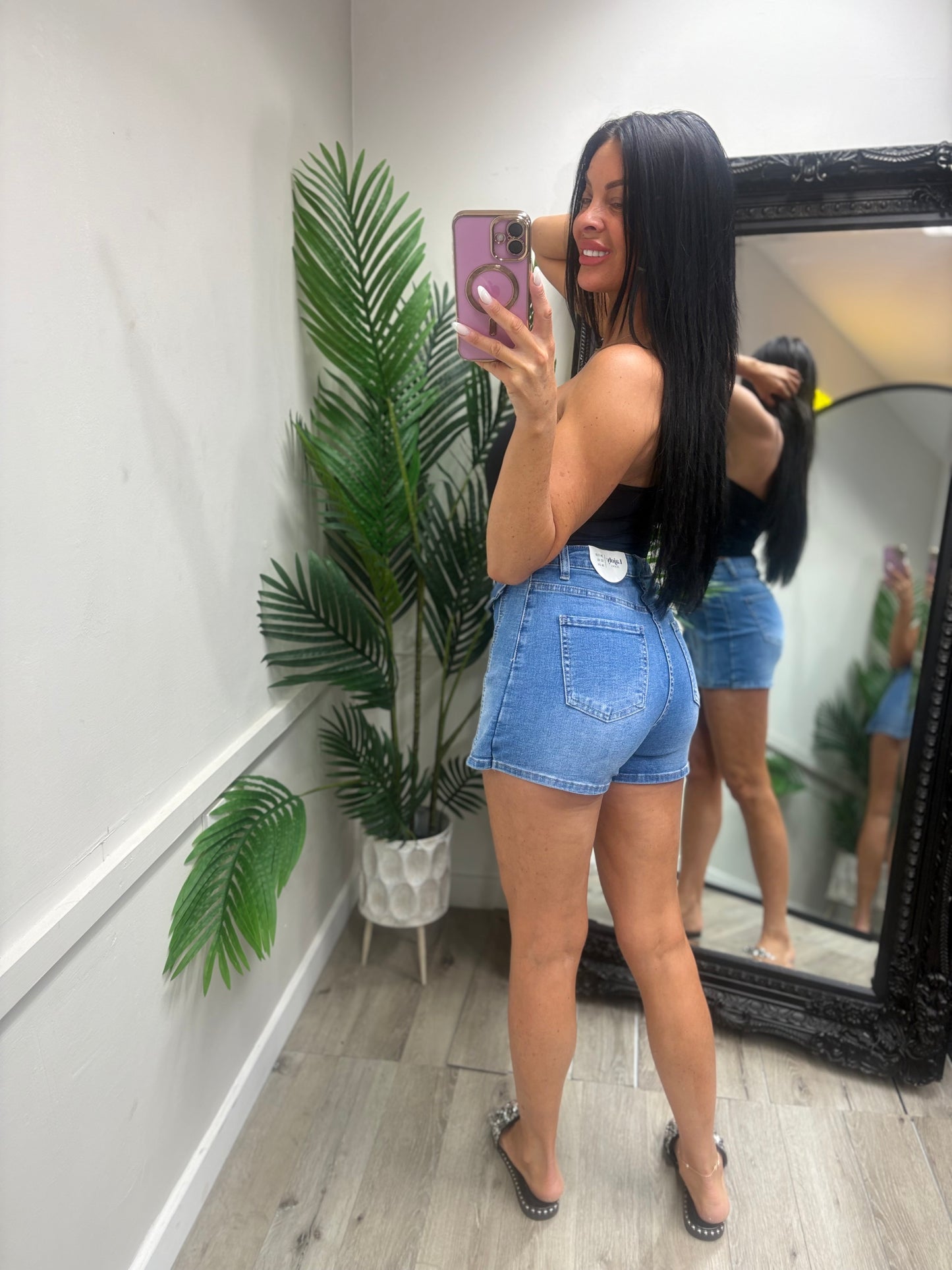 Denim Skort
