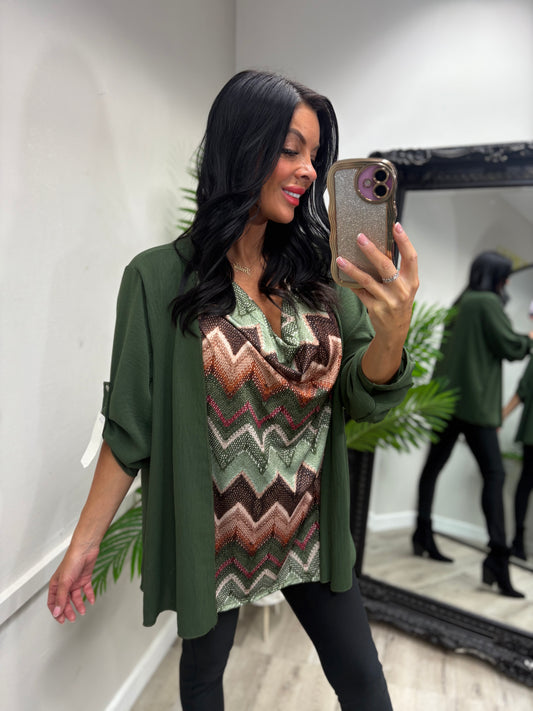 Gaynor Top - Khaki