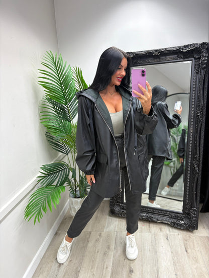 PU Zip Jacket