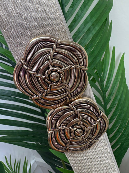 Flora Gold Belt