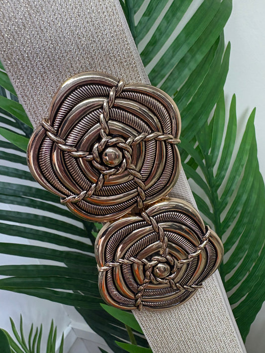 Flora Gold Belt