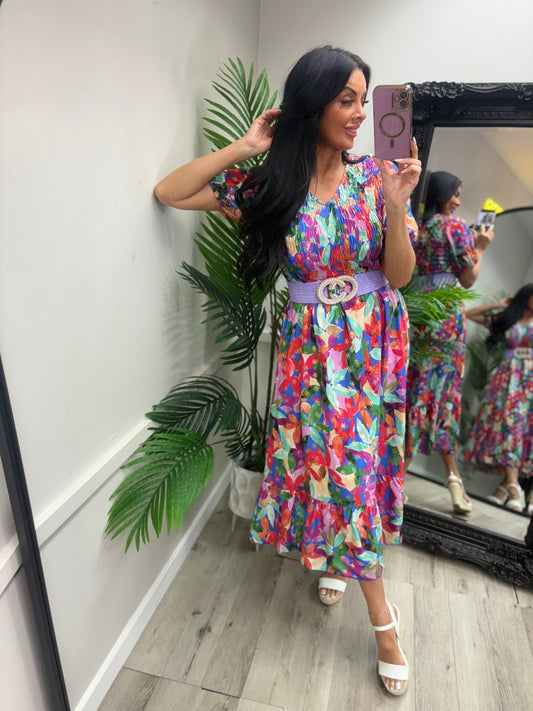 Lillian Dress - Blue