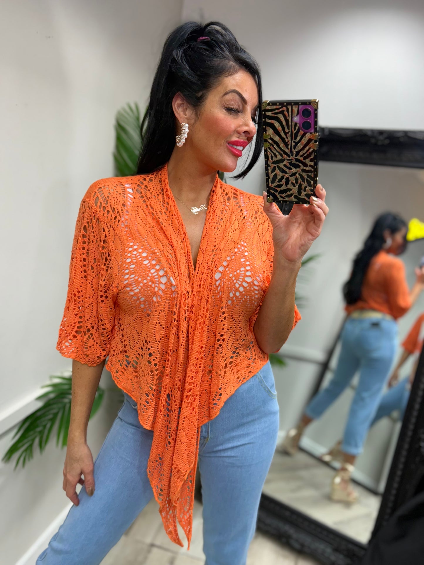 Stephanie Shawl - Orange