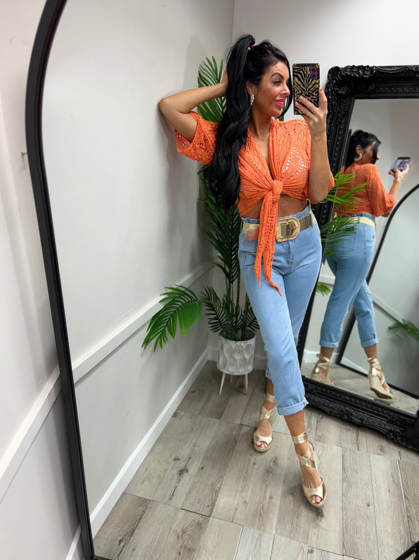 Stephanie Shawl - Orange