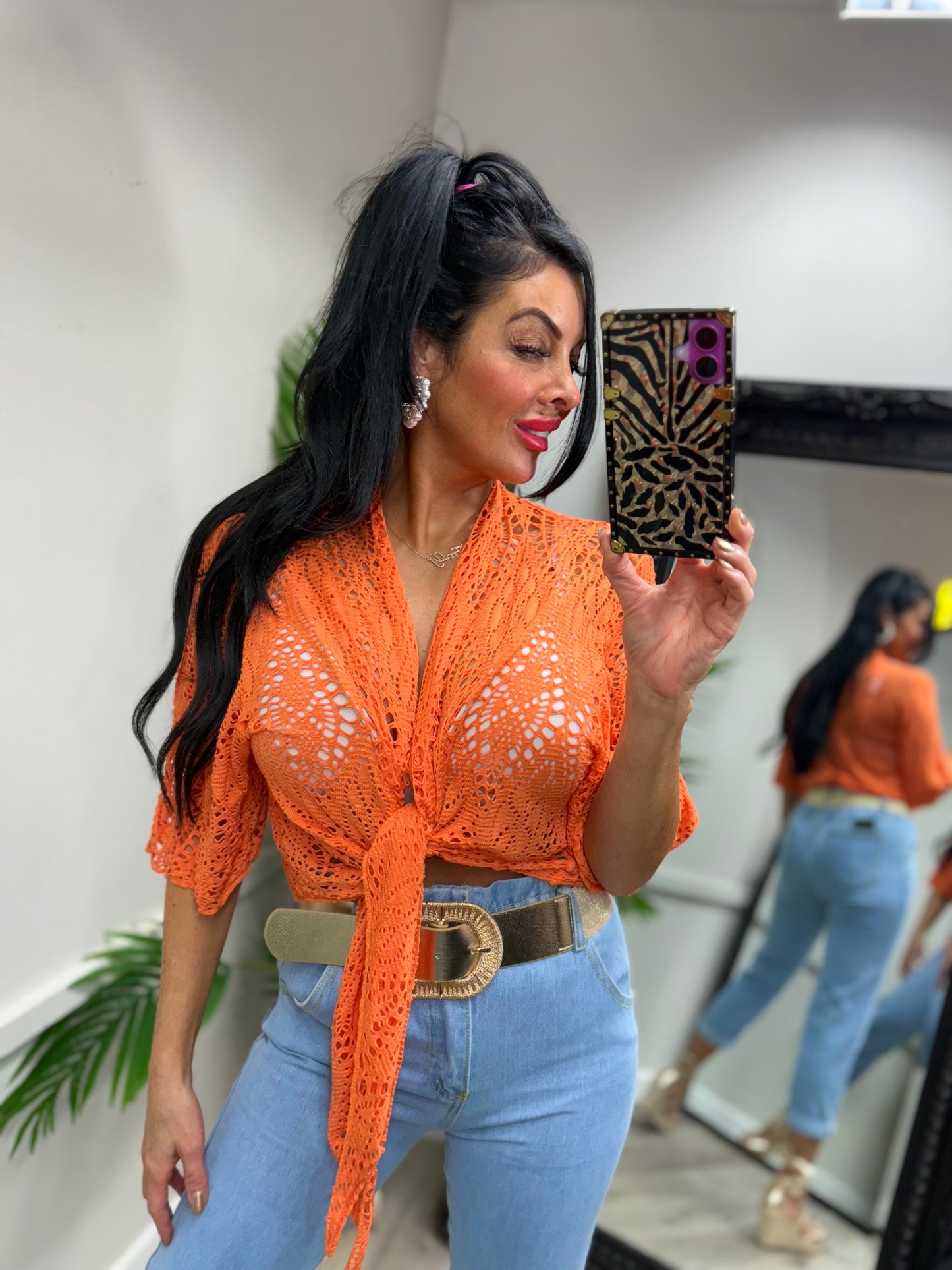 Stephanie Shawl - Orange
