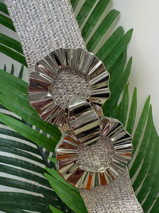 Petal Silver Belt