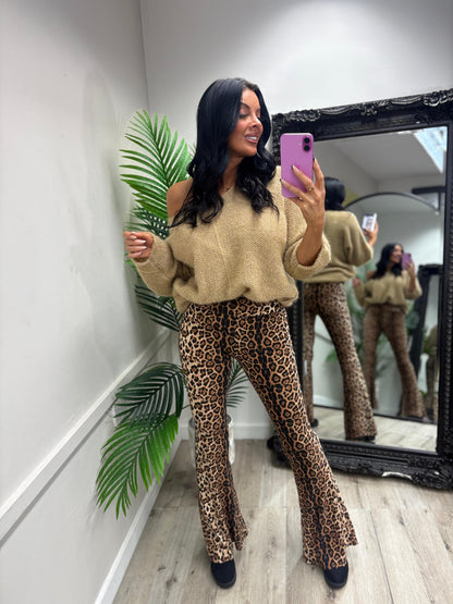 Leopard Flare Leggings