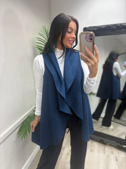 Ellen Teddy Waist Jacket - Blue