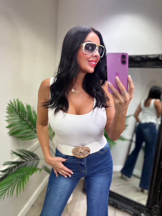 Basic Bodysuit - White