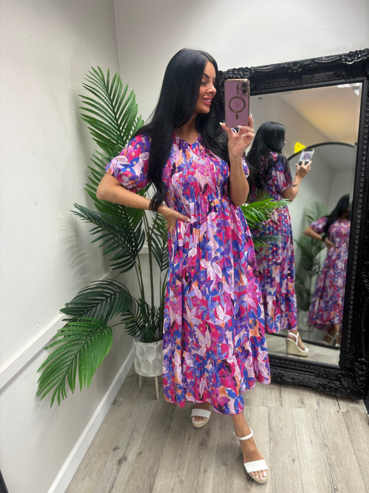 Lillian Dress - Purple