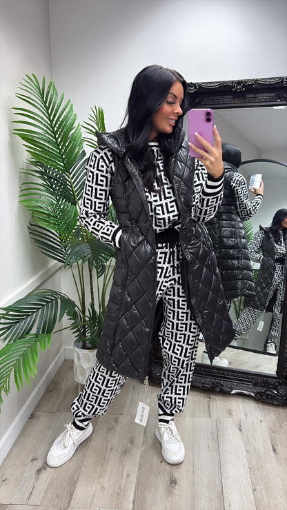 Longline Padded Gilet