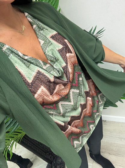 Gaynor Top - Khaki