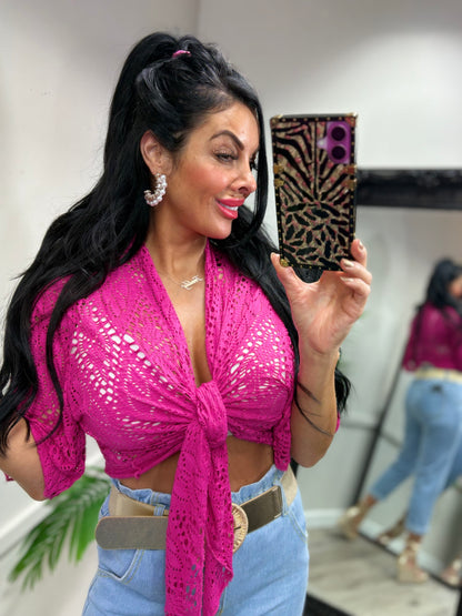 Stephanie Shawl - Pink
