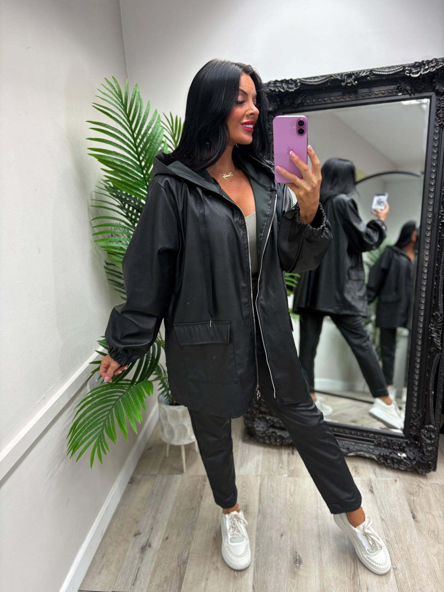 PU Zip Jacket