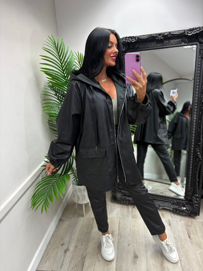 PU Zip Jacket