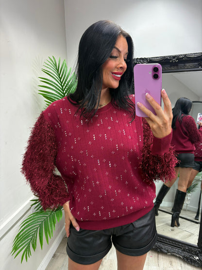 Amber Jumper - Wine
