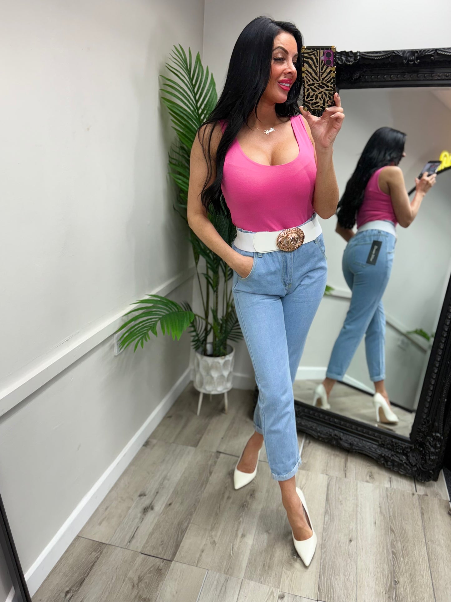 Basic Vest Top - Pink