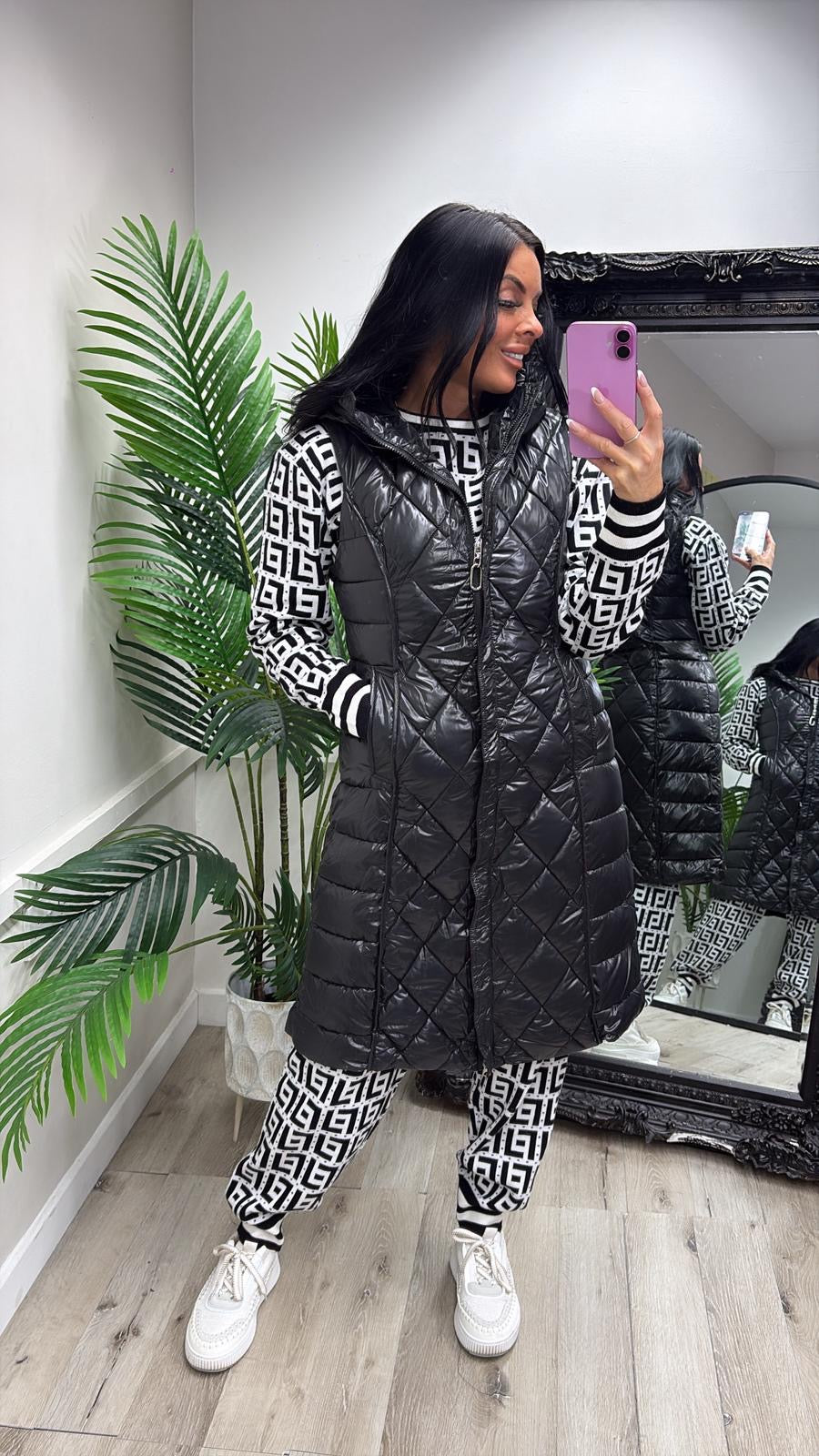 Longline Padded Gilet