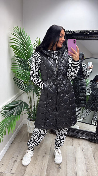 Longline Padded Gilet