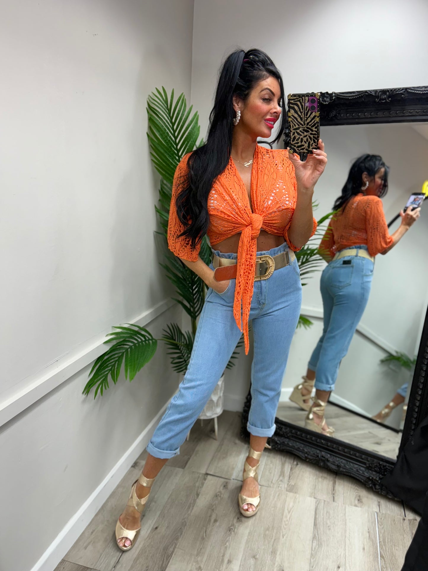 Stephanie Shawl - Orange