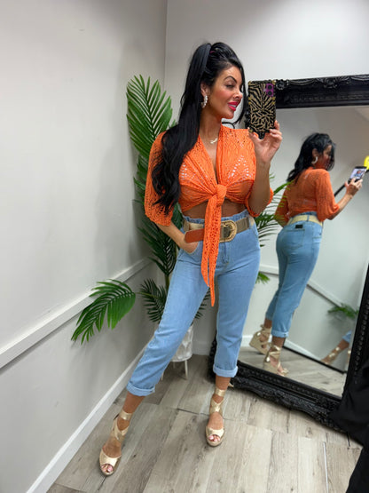 Stephanie Shawl - Orange