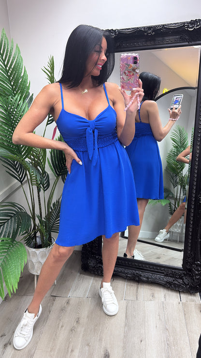 Dolly Swing Dress - Blue