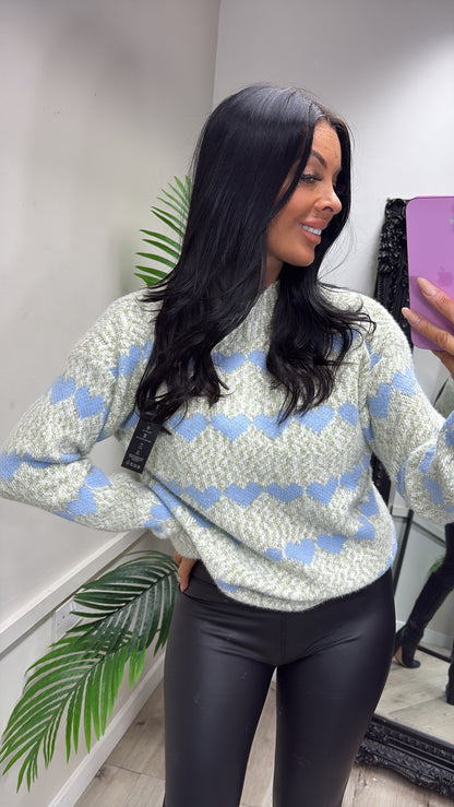 Heart Jumpers - Lime