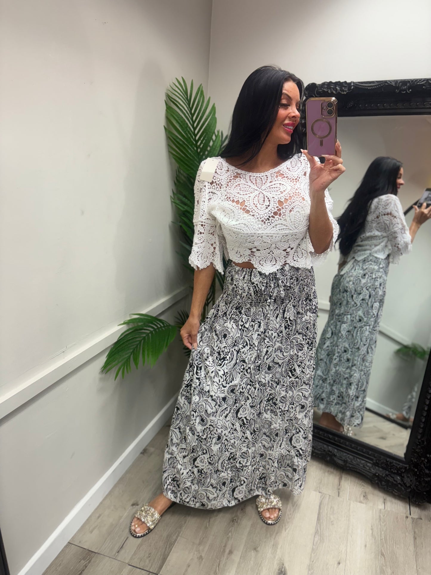 Magic Midi Dress - Black