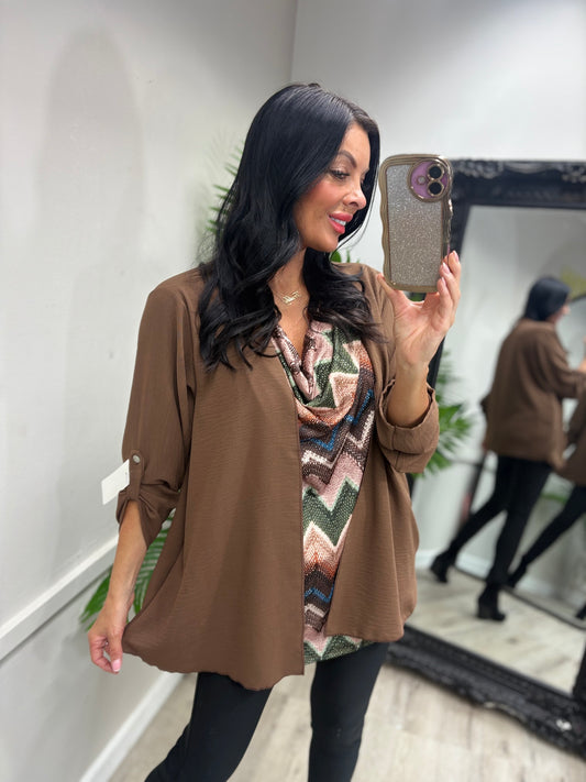 Gaynor Top - Chocolate