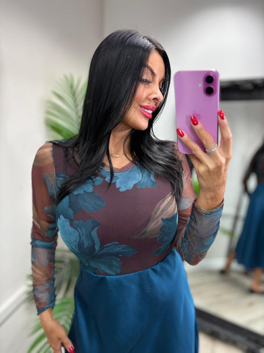 Louisa Bodysuit - Teal